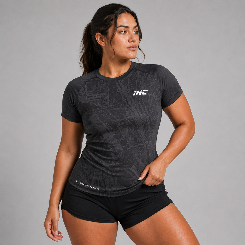 Prima Silver Performance Running & Gym T-Shirt Womens