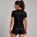 Prima Black Performance Running & Gym T-Shirt Womens