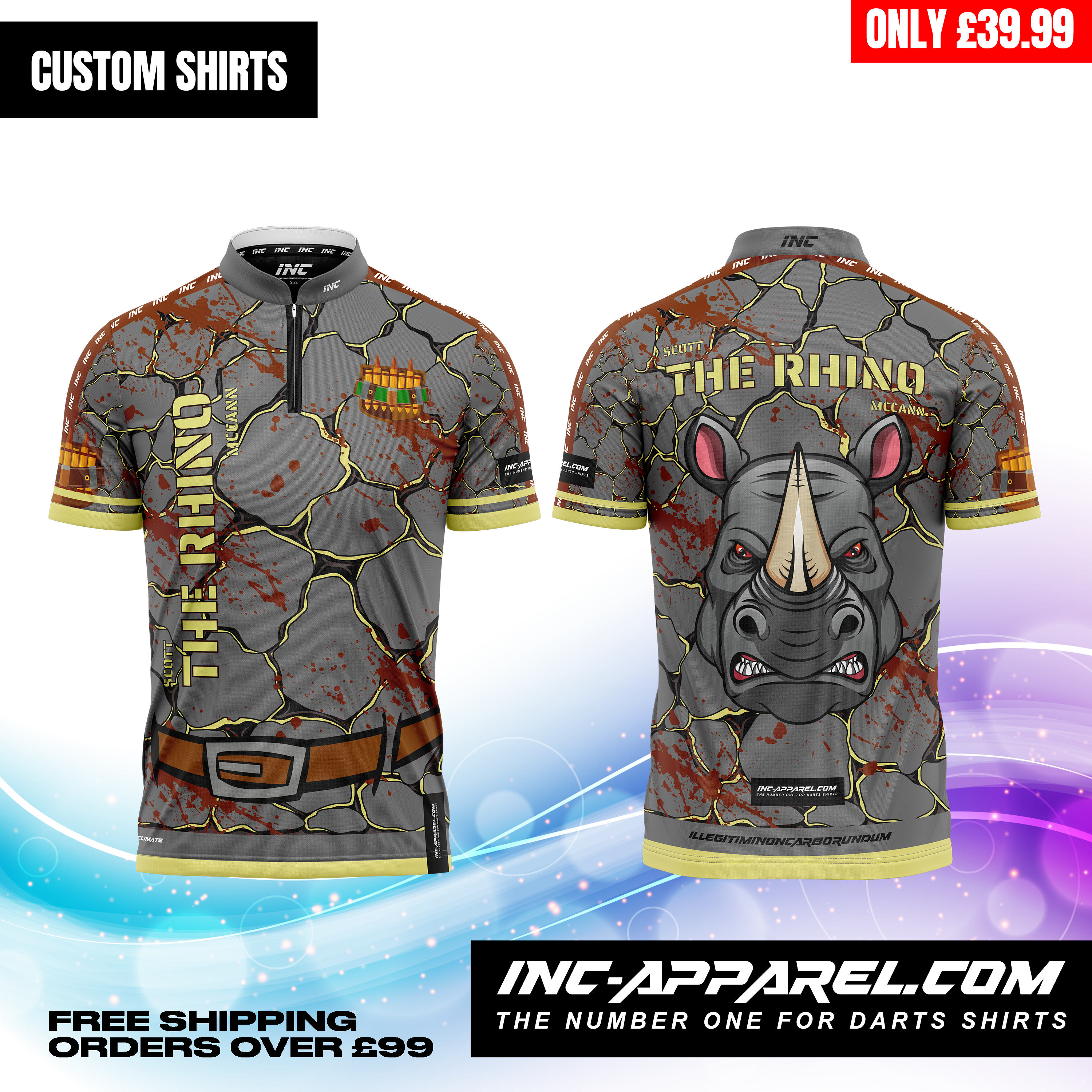 CUSTOM DARTS SHIRT