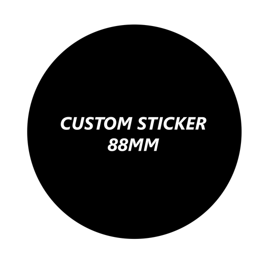 Custom made sticker 88mm - Single