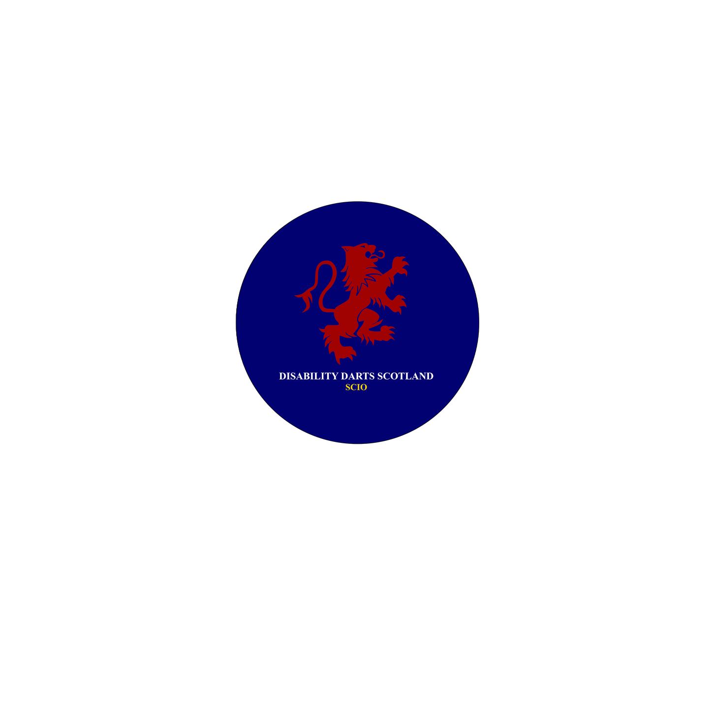 Disability Darts Scotland 88mm Sticker