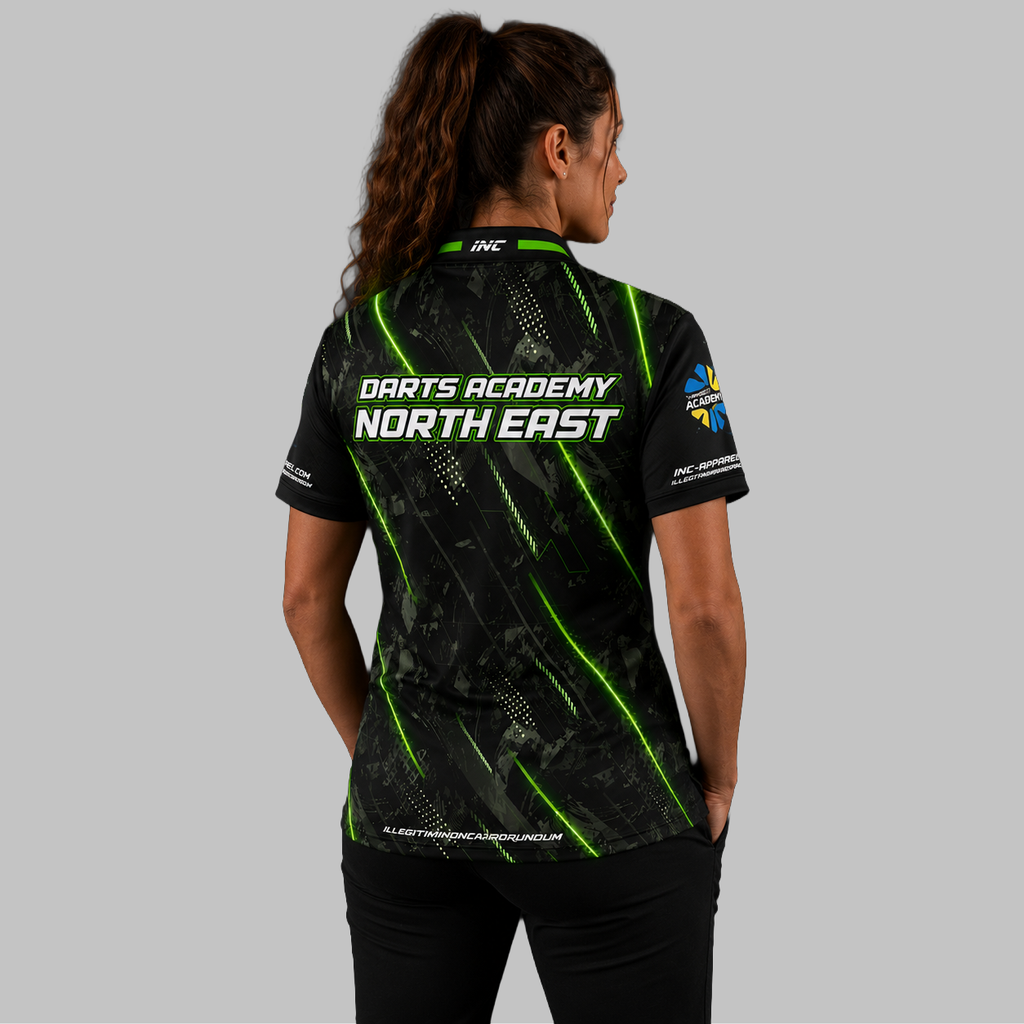 Official Darts Academy North East Travel Shirt - Womens