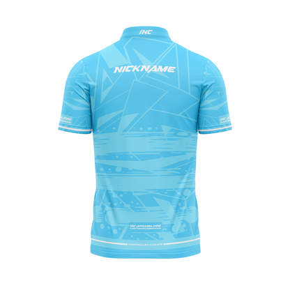 Fatalis Gratia XPRO Collar Custom Pool Shirt – Back View | INC-APPAREL