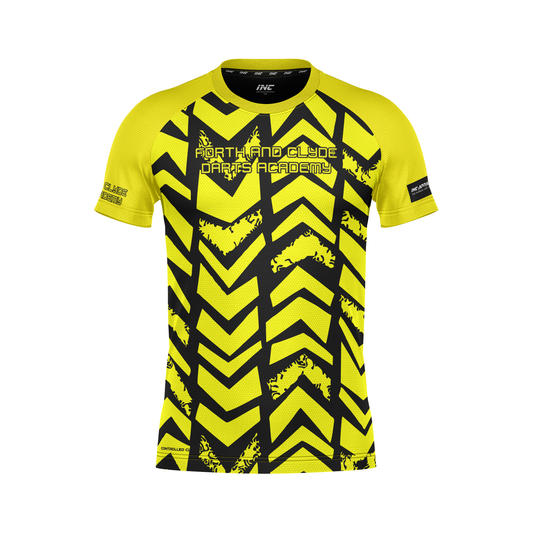 Forth and Clyde Darts Academy Training Tee – Front View | INC-APPAREL