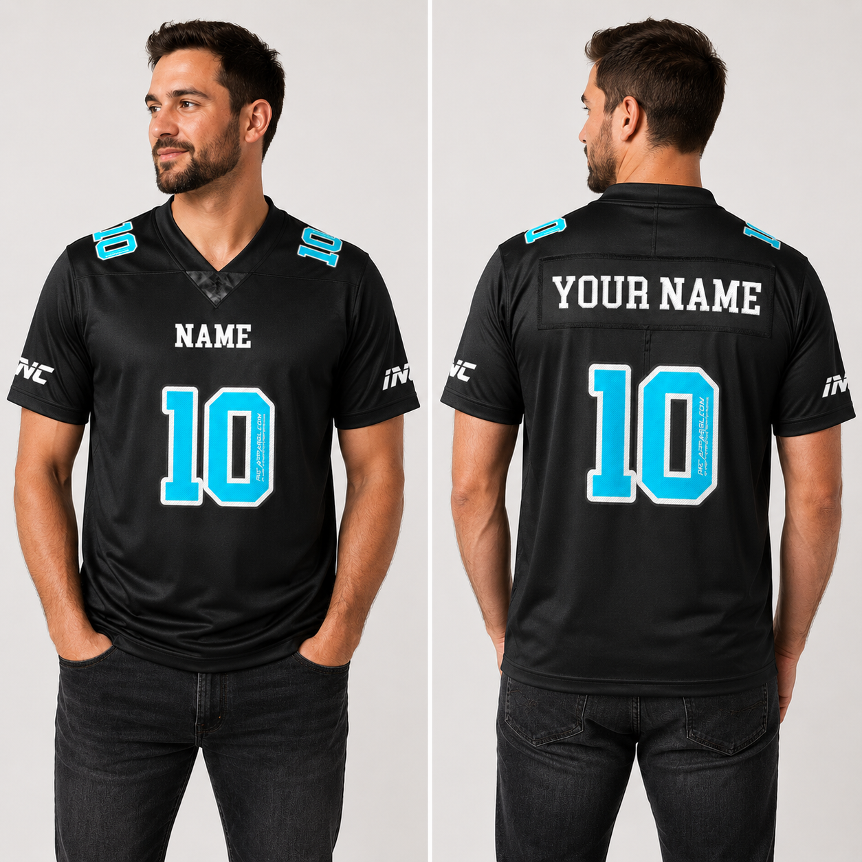 Imperium American Football Shirt – Black/Blue
