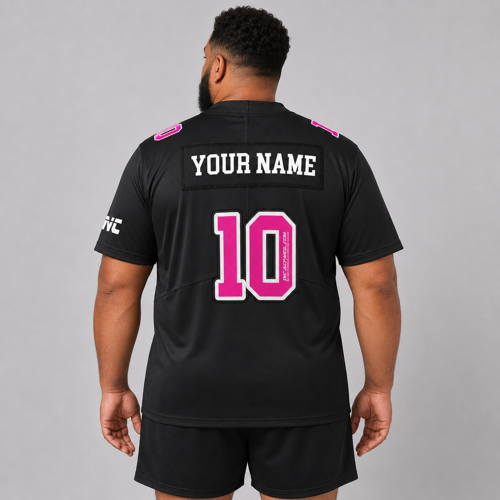 Imperium American Football Shirt – Black/Pink