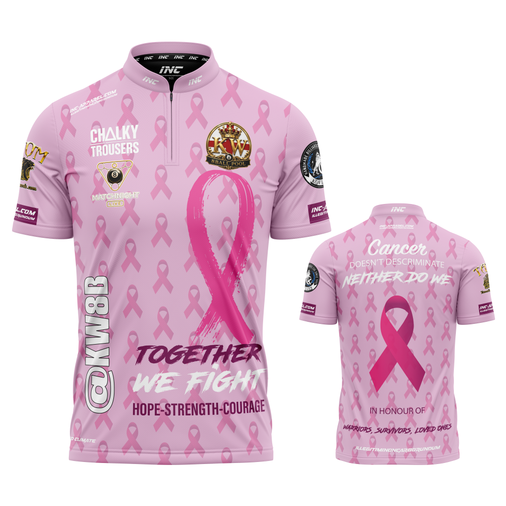 Official Kurt Weaver Pool Shirt - Cancer Awareness