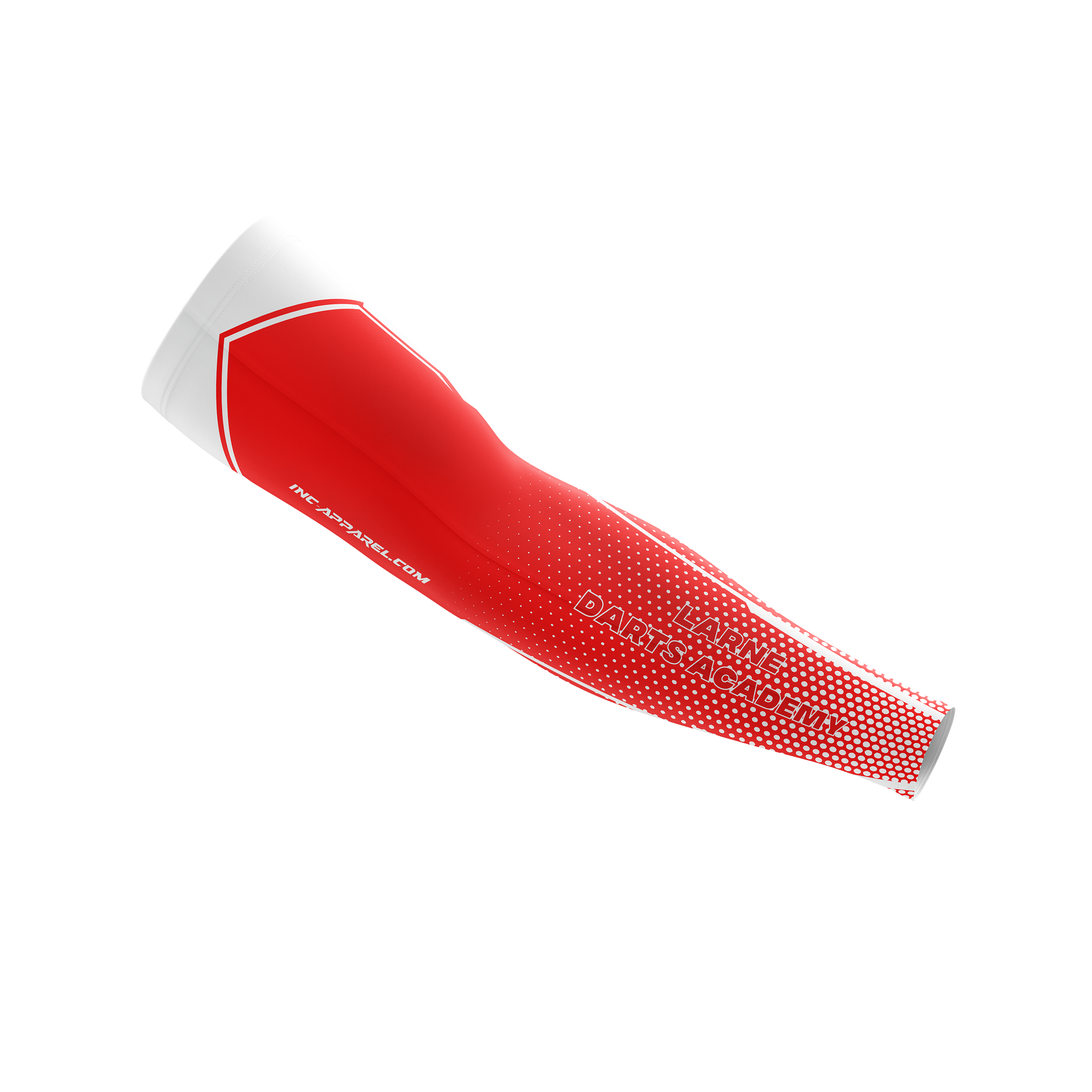 Larne Darts Academy Sleeve – Front View | INC-APPAREL
