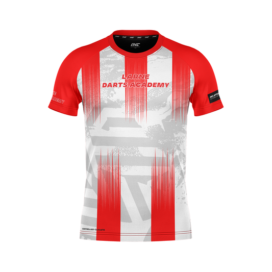 Larne Darts Academy Training Tee – Front View | INC-APPAREL