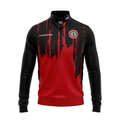 Mike Gregory JDC Darts Academy Quarter Zip Midlayer – Front View | INC-APPAREL