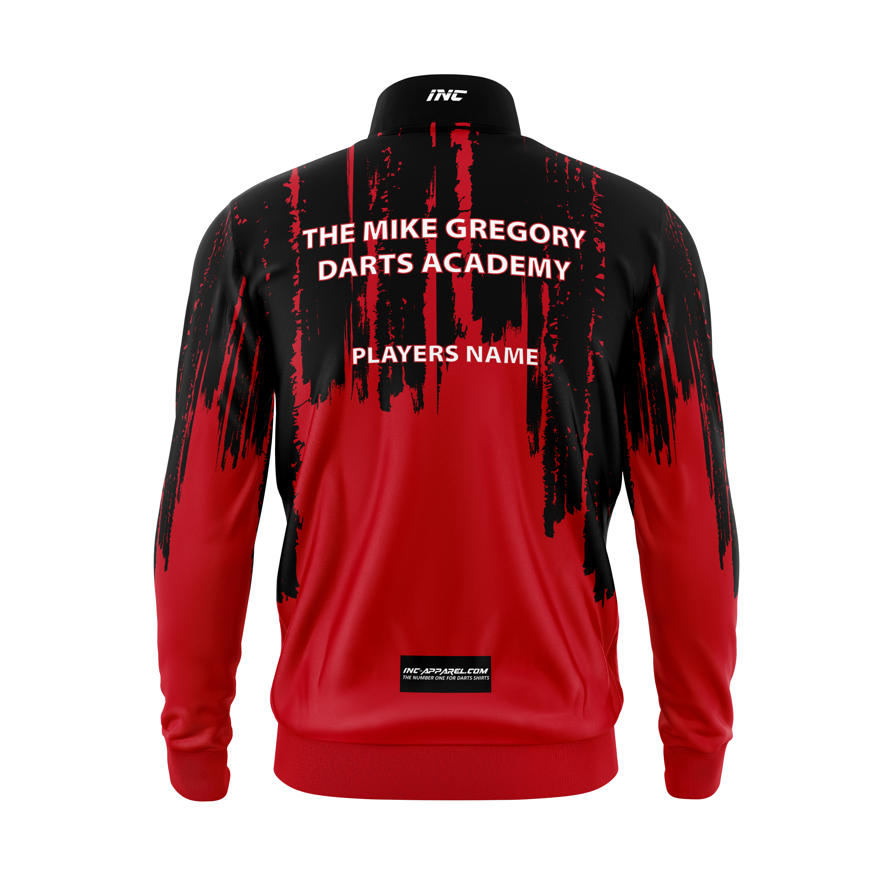 Mike Gregory JDC Darts Academy Tournament Jacket – Back View | INC-APPAREL