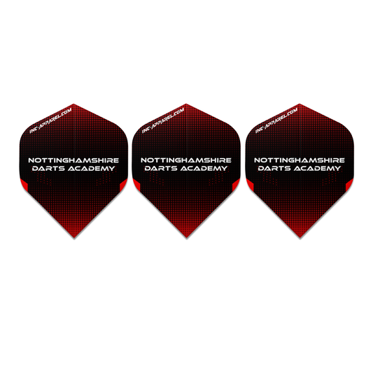 Nottinghamshire Darts Academy Dart Flights - Number 2 Shape 10 SETS