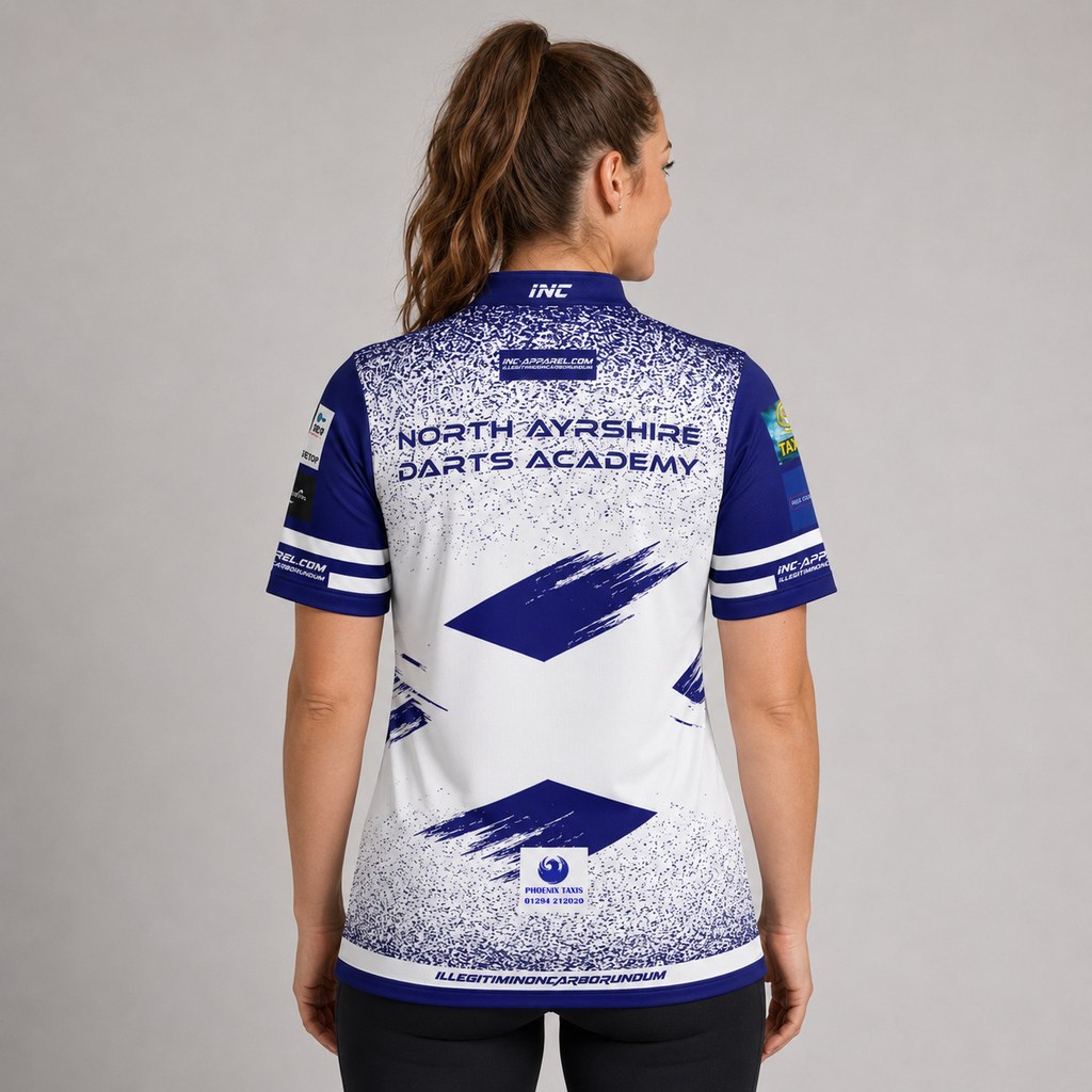 Official North Ayrshire Darts Academy Darts Shirt - Womens