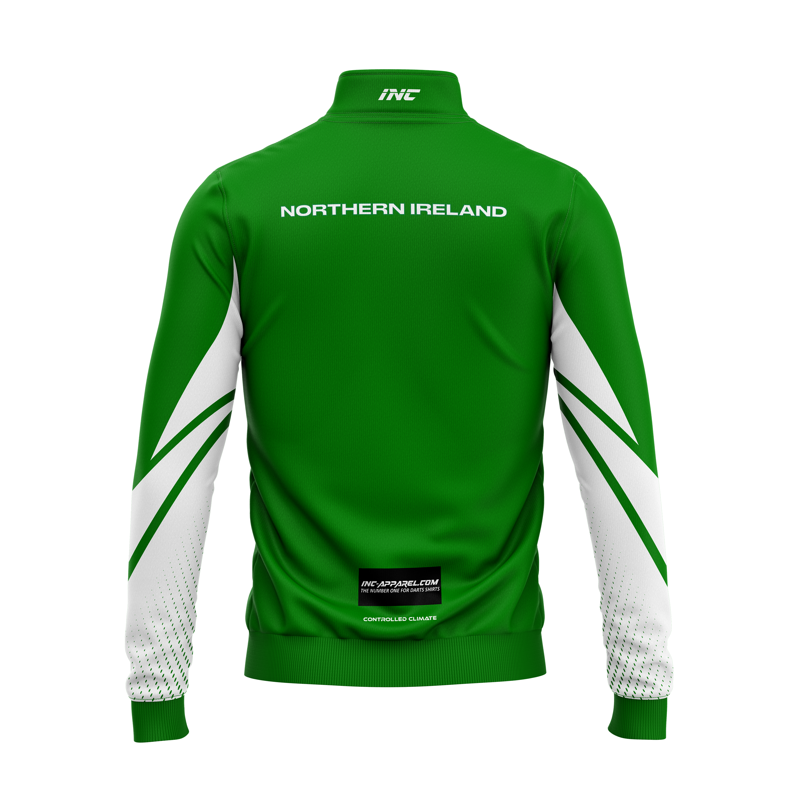 Northern Ireland Junior Darts Corporation Quarter Zip Midlayer – Back View | INC-APPAREL