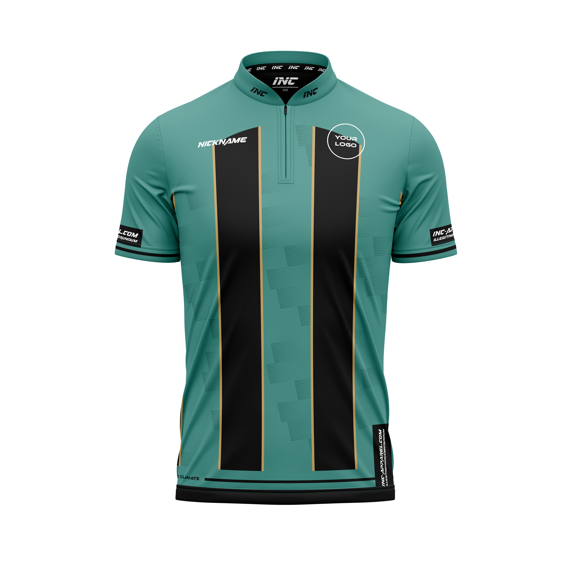 Nox Delicata XPRO Collar Custom Pool Shirt – Front View | INC-APPAREL