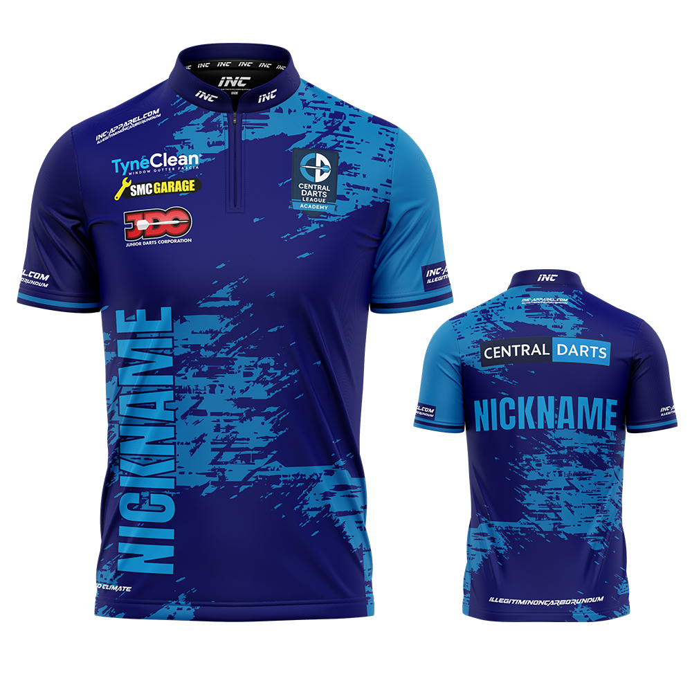 Official Central Darts League Academy darts shirt