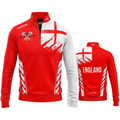 Official England Youth Darts Organisation Quarter Zip Midlayer from INC-APPAREL
