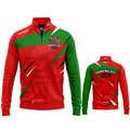 Official Raging Bullseye JDC Quarter Zip Midlayer from INC-APPAREL
