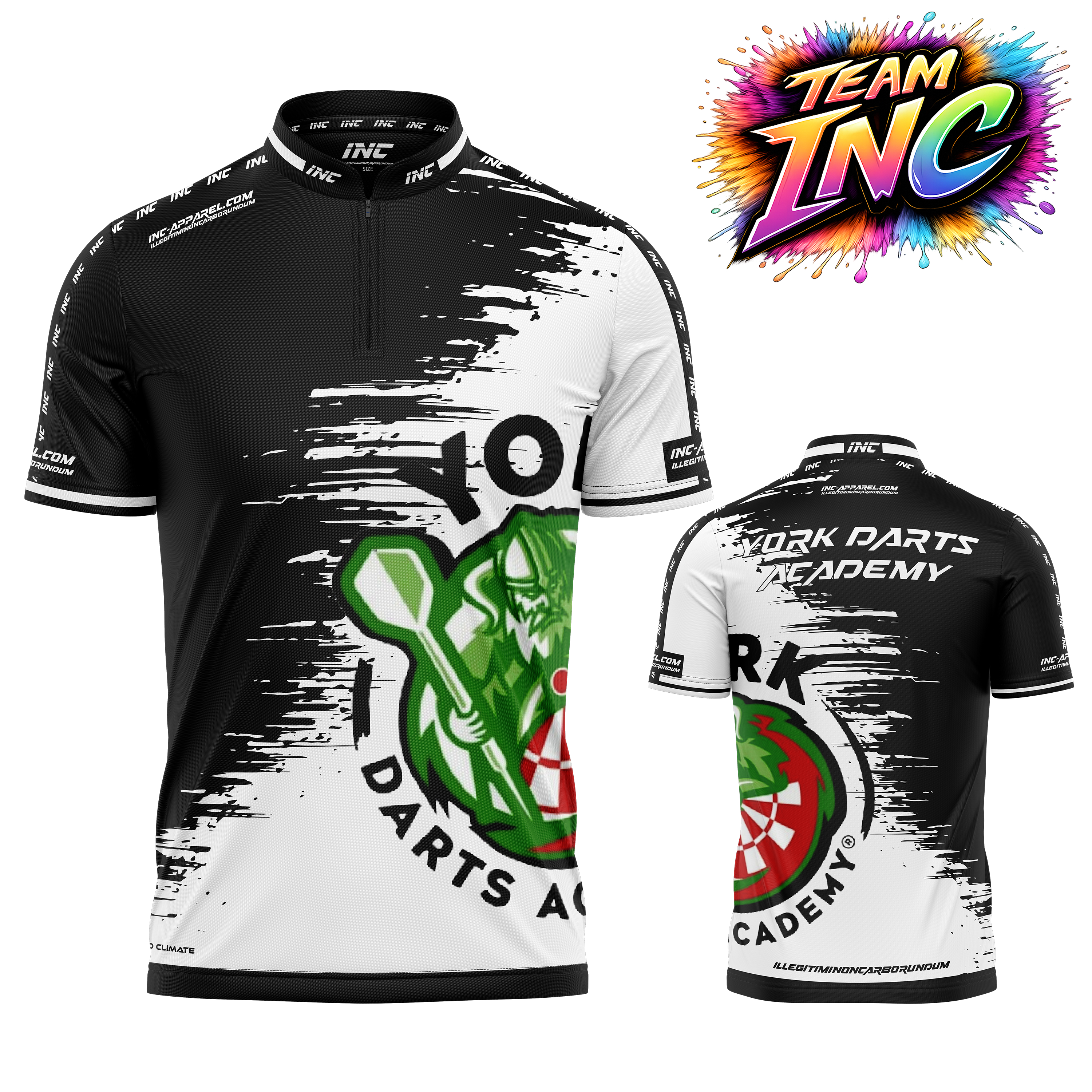 Official York Darts Academy Darts Shirt from INC-APPAREL