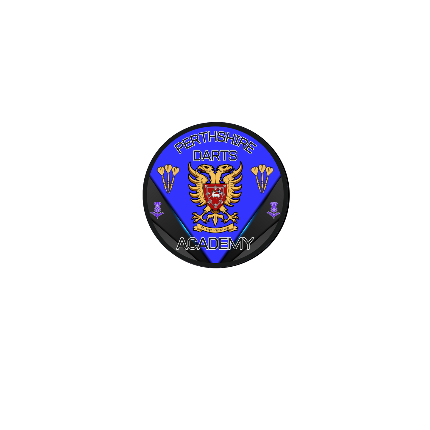 JDC Darts Academy 88mm Sticker