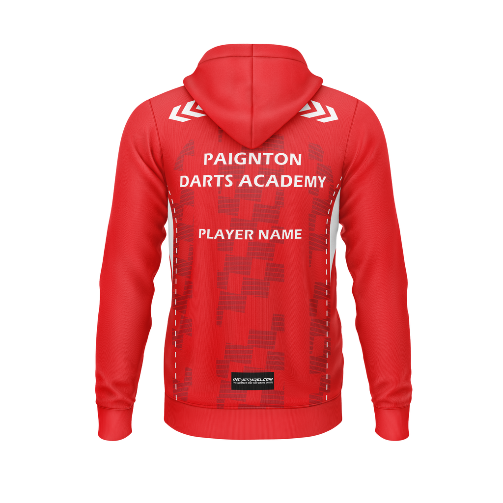 Paignton Darts Academy Hoodie – Back View | INC-APPAREL