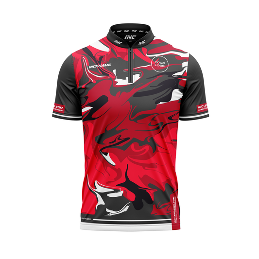 Pulchra Mortis XPRO Collar Custom Pool Shirt – Front View | INC-APPAREL