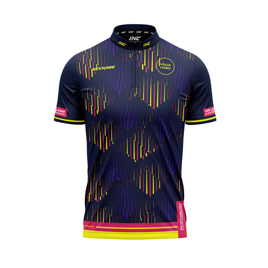 Rosa Ultima XPRO Collar Custom Pool Shirt – Front View | INC-APPAREL