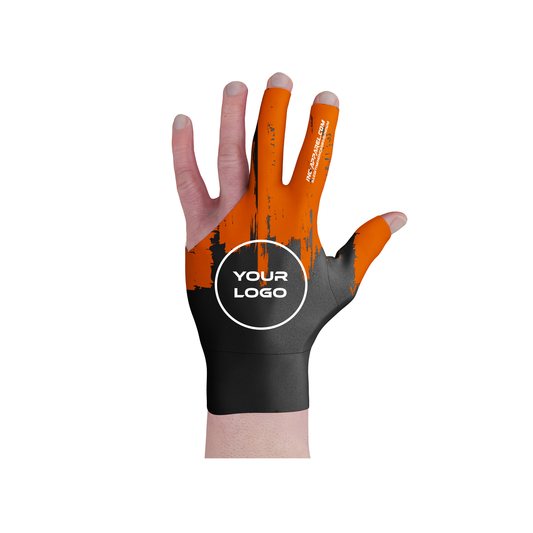 Scrape Aurantius Pool Glove – Custom Glove for 8-Ball & 9-Ball Pool | INC-APPAREL