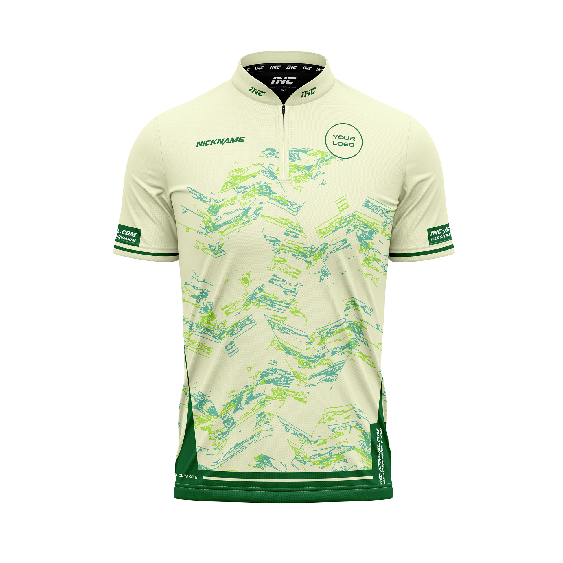 Tempus Hostis XPRO Collar Custom Pool Shirt – Front View | INC-APPAREL