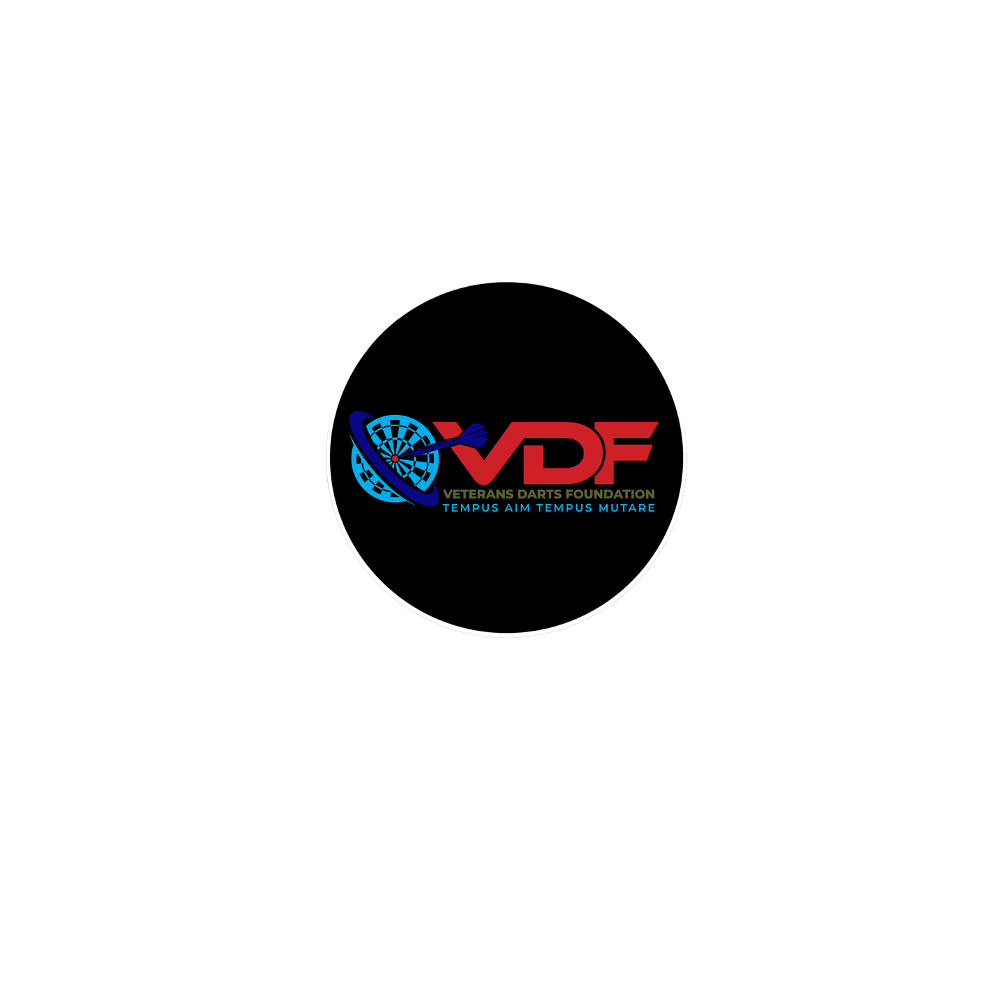 Veterans Darts Foundation 88mm Sticker