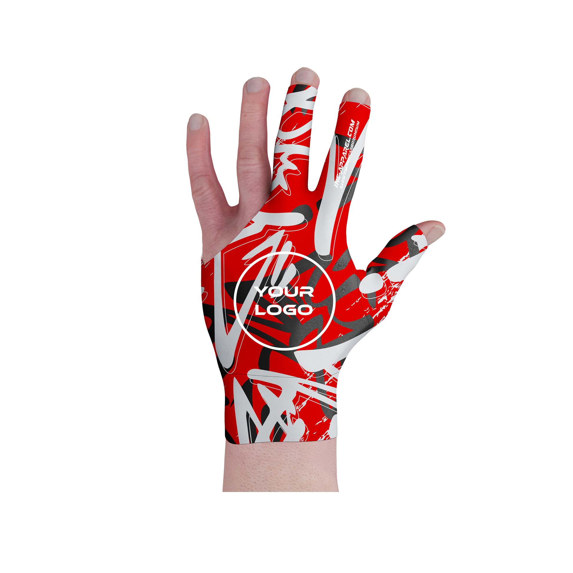 Vandal Ruber Nigrum Albus Pool Glove – Custom Pool Glove for 8-Ball and 9-Ball | INC-APPAREL