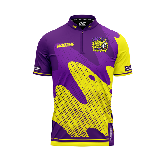 Wackys Pool Series XPRO Collar Custom Pool Shirt – Front View | INC-APPAREL