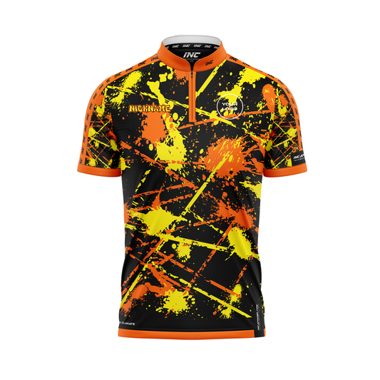 Anarchy Aurantius Pro1 Darts Shirt – Front View | INC-APPAREL