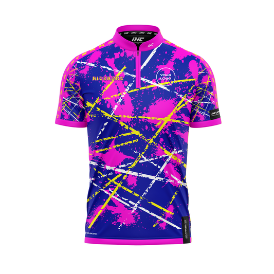 Anarchy Caeruleus Pro1 Darts Shirt – Front View | INC-APPAREL