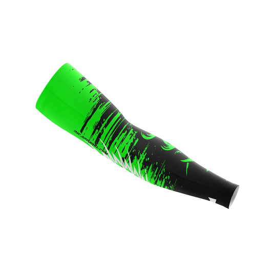 Anima Duplex black and green darts compression sleeve from INC-APPAREL