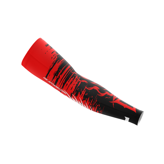 Anima Duplex red and black darts compression sleeve from INC-APPAREL