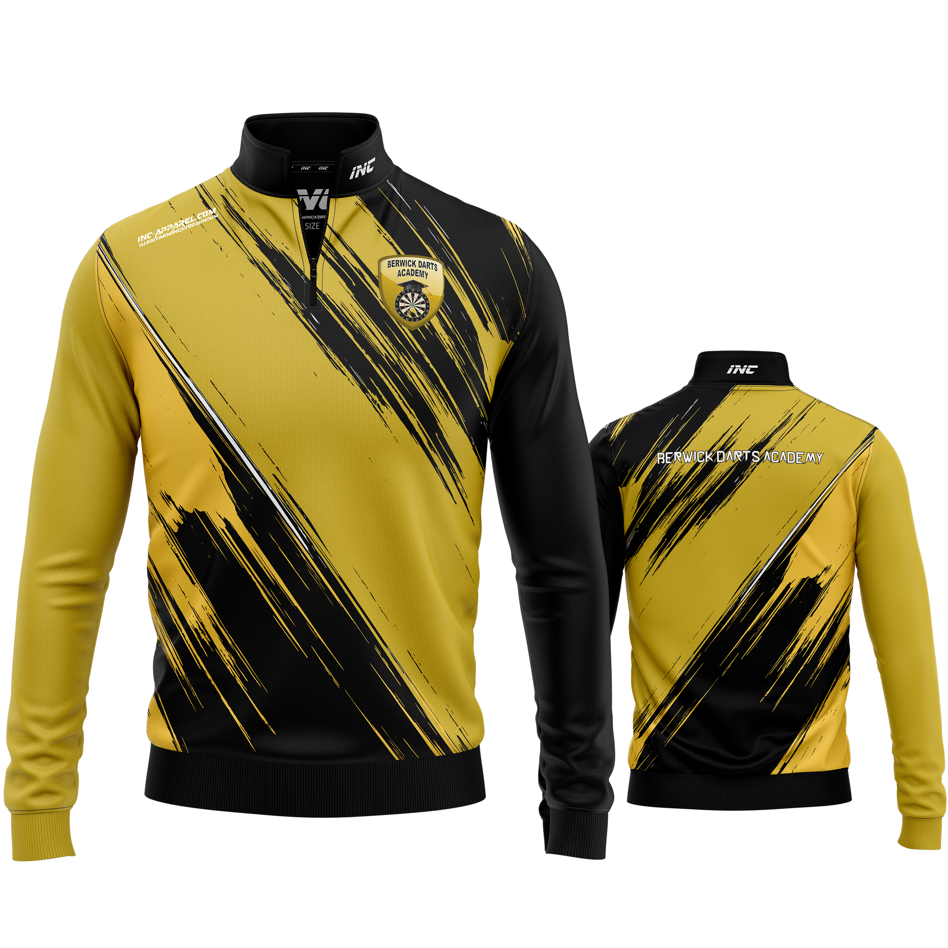 Berwick Darts Academy Quarter Zip Midlayer | INC-APPAREL