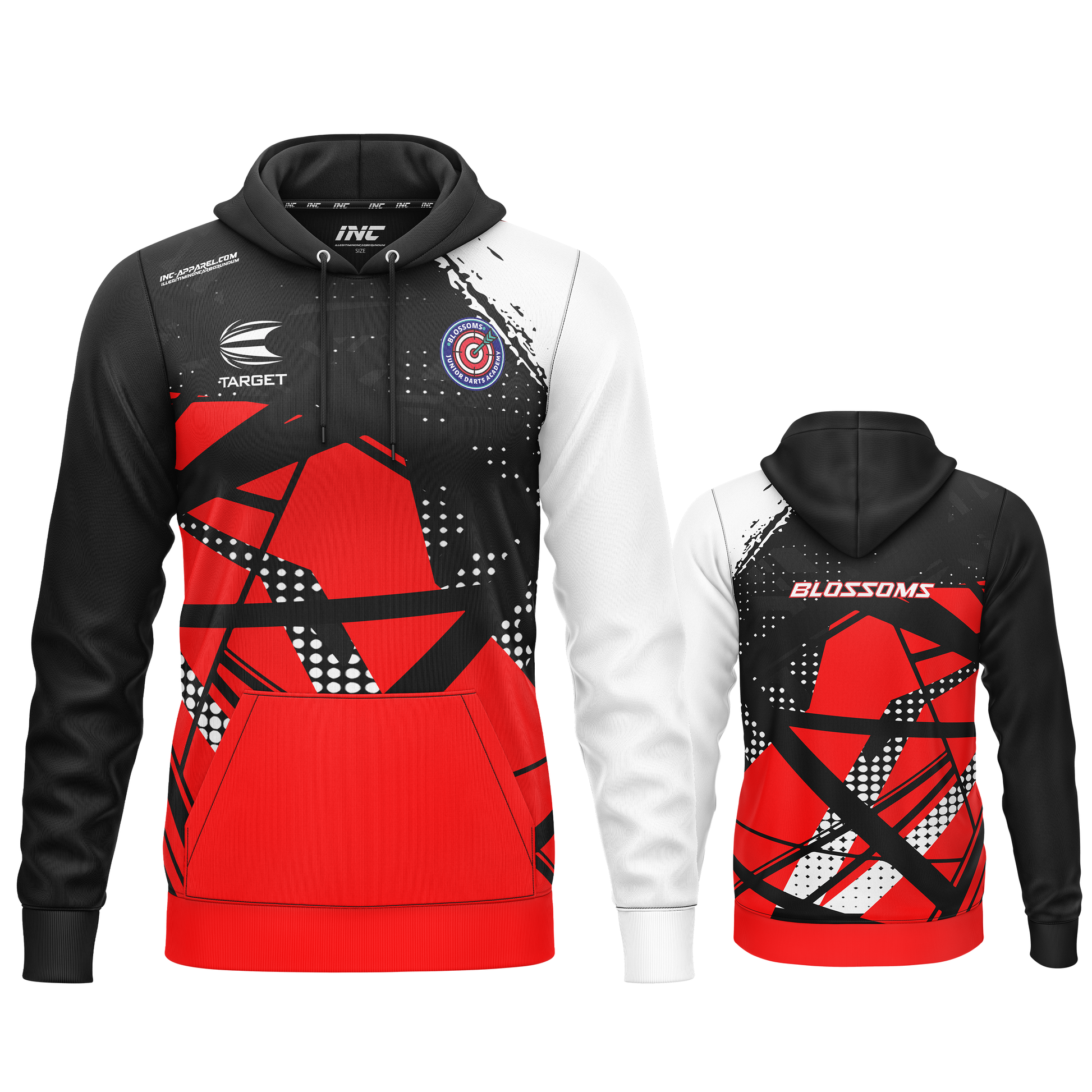 Blossoms Junior Darts Academy Hoodie | INC-APPAREL