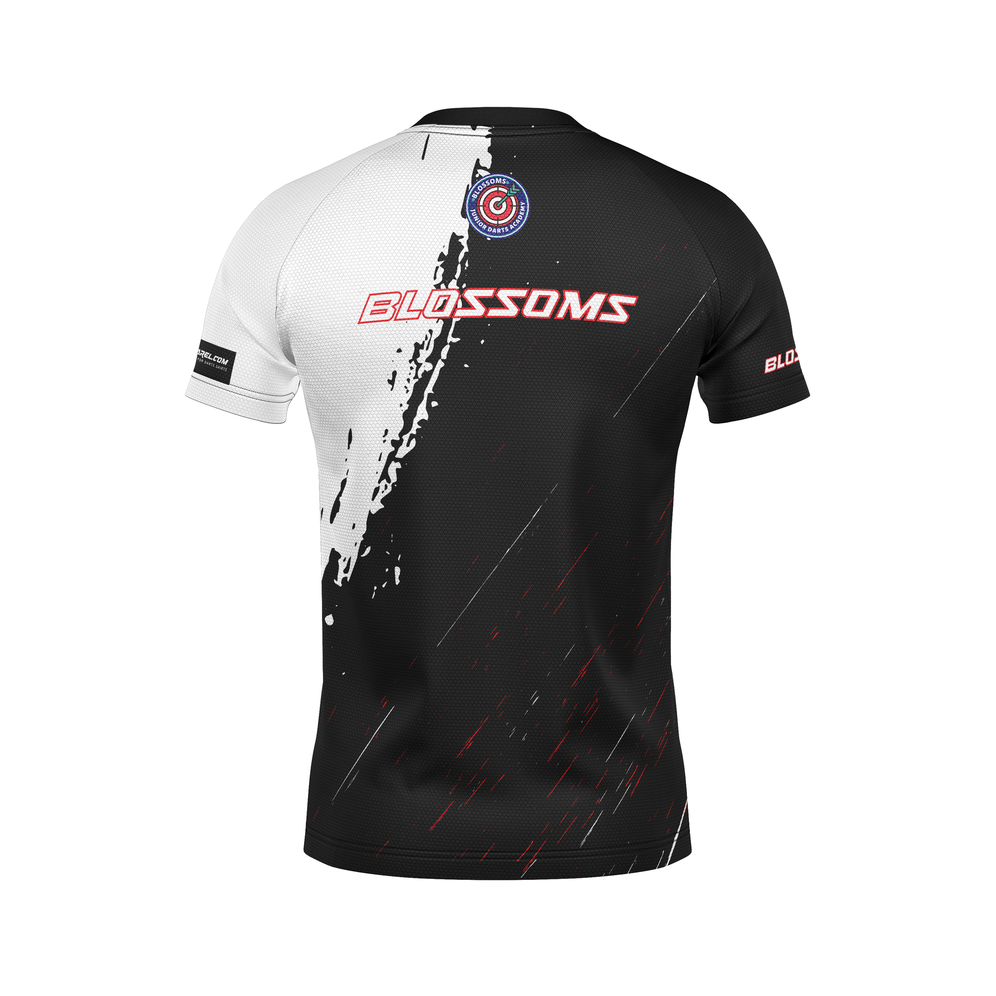 Blossoms Junior Darts Academy Training Tee – Back View | INC-APPAREL