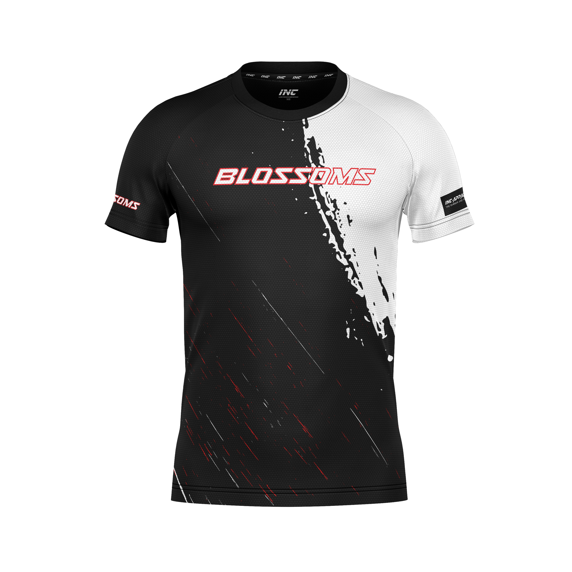Blossoms Junior Darts Academy Training Tee – Front View | INC-APPAREL
