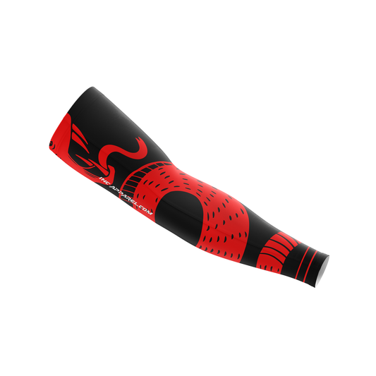 Cobra Naja Pallinda red darts compression sleeve from INC-APPAREL