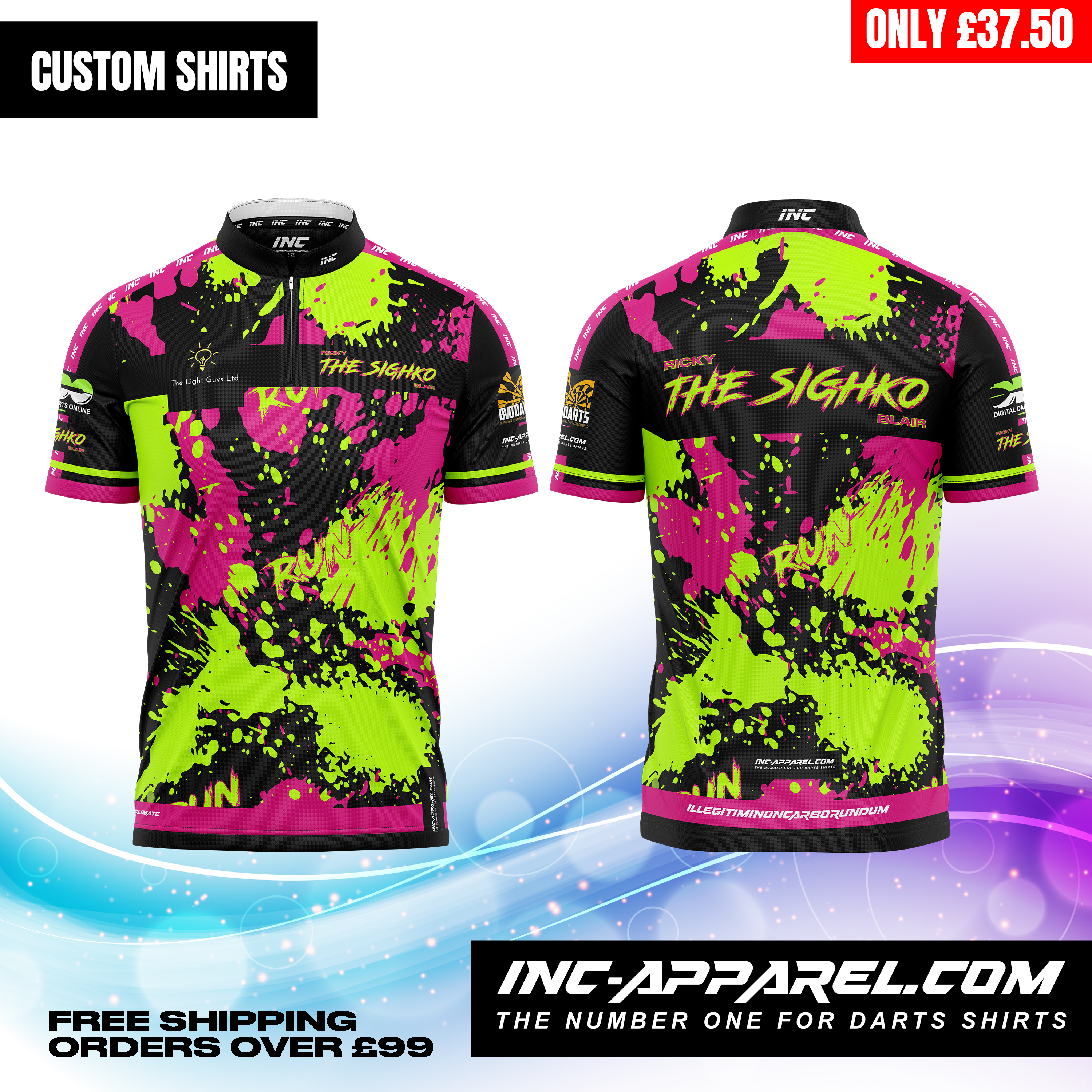
Custom Darts Shirt – 7 | INC-APPAREL
