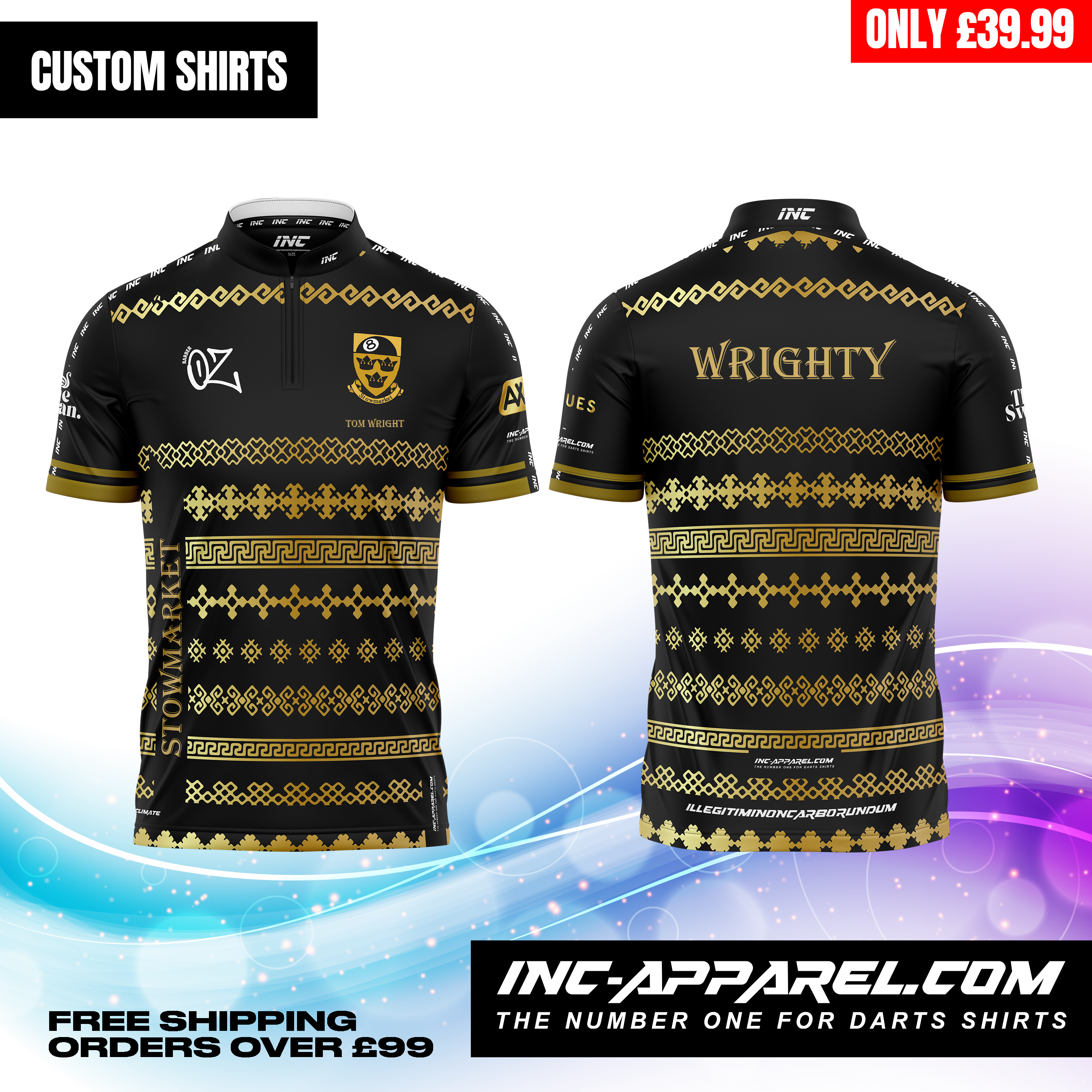 Custom Darts Shirt – 8 | INC-APPAREL
