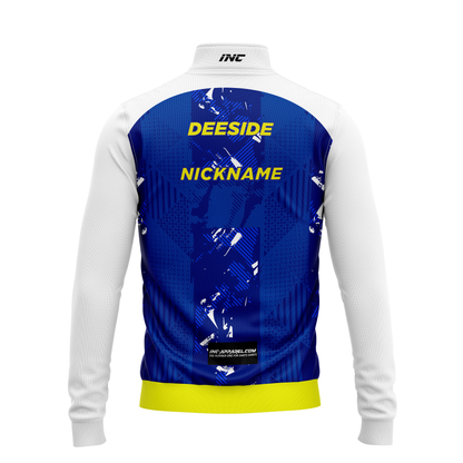 Deeside Junior Darts Academy Quarter Zip Midlayer – Back View | INC-APPAREL