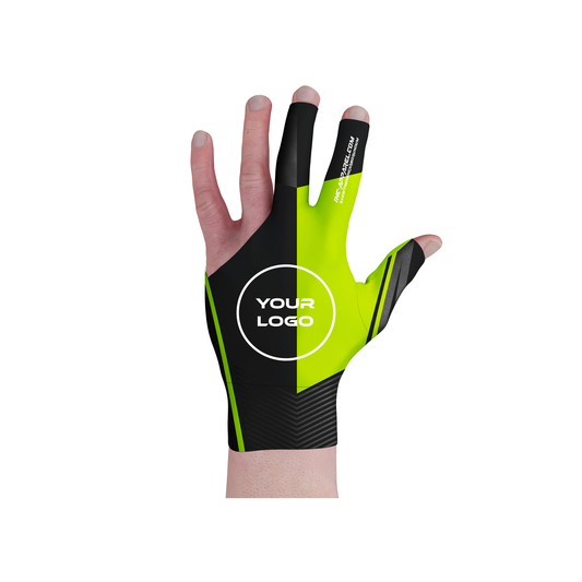 Defiant Rebellis Nucleus green grey and black performance pool glove from INC-APPAREL