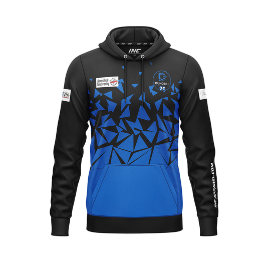 Dundee Darts Academy Hoodie – Front View | INC-APPAREL