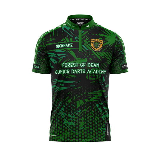 Forest of Dean Junior Darts Academy Pro 1 Collar Shirt – Front View | INC-APPAREL