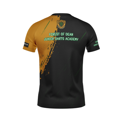 Forest of Dean Junior Darts Academy Training Tee – Back View | INC-APPAREL
