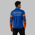 Back view of the unisex Official Boundary Park Youth Darts Academy Tournament Jacket, showing the clean athletic panels and comfortable outer-shell design across the shoulders.