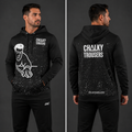 Front view of the unisex Official Chalky Trousers hoodie, highlighting the cozy fleece design and bold team branding across the chest.